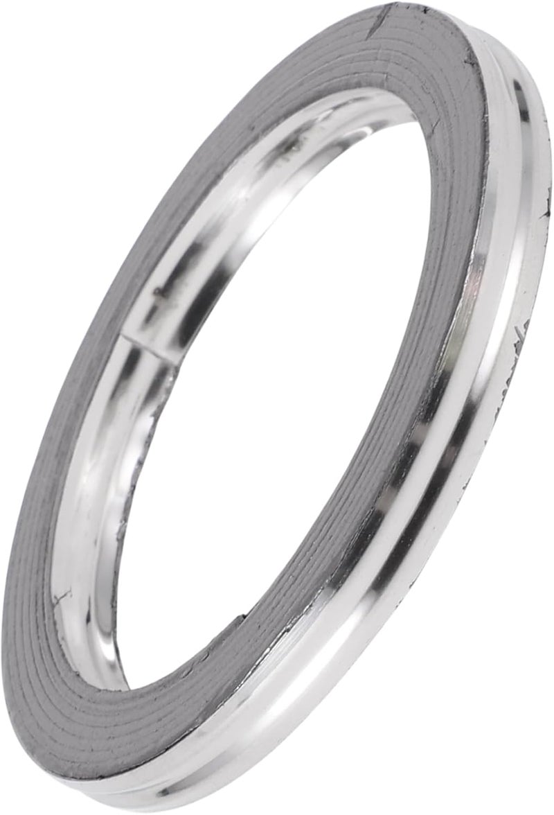REPAIROCK ID 41mm Exhaust Manifold Gasket Prevent Leak Noise Exhaust Donut Gasket Muffler Ring Exhaust Flange Gasket for Car SUV Graphite Stainless Steel - Image 1